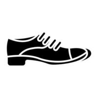A beautiful design icon of formal shoe vector