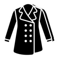 Trendy vector design of women coat