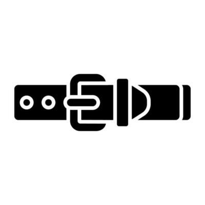 Waist belt icon, editable vector