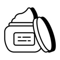 Perfect design icon of cream vector
