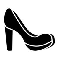 A beautiful design icon of heel vector