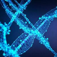 molecular estructura de ADN Ciencias y tecnología concepto. foto