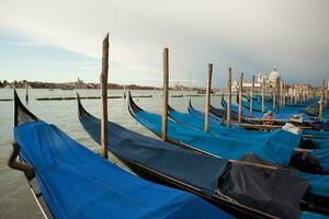 Venice, a bewitching city in Italy, full of history and medieval architecture. photo