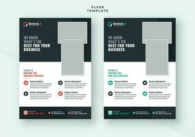 Modern business creative geometric shape brochure cover pamphlet advertising flyer design vector