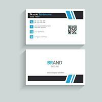 Creative and modern business card template. vector