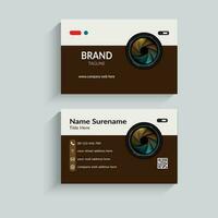 Creative and modern business card template. vector