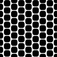 seamless vector pattern of shapes in black on a white background