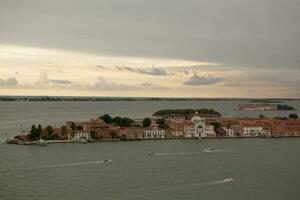 Venice, a bewitching city in Italy, full of history and medieval architecture. photo