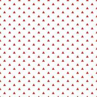 Red Seamless Triangles Pattern On White Background vector