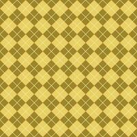 Simple Dark And Light Yellow Seamless Argyle Pattern vector