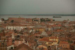 Venice, a bewitching city in Italy, full of history and medieval architecture. photo