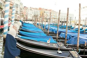 Venice, a bewitching city in Italy, full of history and medieval architecture. photo