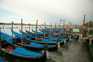 Venice, a bewitching city in Italy, full of history and medieval architecture. photo