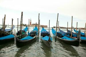 Venice, a bewitching city in Italy, full of history and medieval architecture. photo