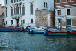 Venice, a bewitching city in Italy, full of history and medieval architecture. photo