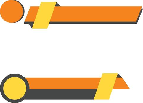 Footer Modern Frame. Abstract geometric web design banner template isolated on gray background. Vector illustration