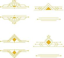 Retro Label Art Deco. Vintage header and border template in 1920's style. Calligraphic flourishes page decoration sketch.Vector pro vector