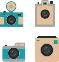 Retro Camera Illustration. For design decoration. Vector illustration