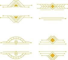 Retro Label Art Deco. Vintage header and border template in 1920's style. Calligraphic flourishes page decoration sketch.Vector pro vector