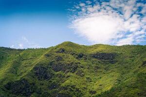 Majestic mountain scenery in the North West Vietnam. photo