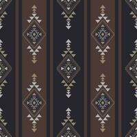 Ethnic southwest vintage color stripes pattern. Ethnic geometric stripes seamless pattern vintage style. Southwest Navajo pattern use for fabric, textile, home decoration elements, upholstery. vector