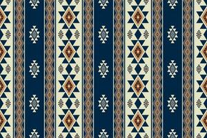 Aztec Navajo vintage pattern. Aztec Navajo geometric stripes seamless pattern. Geometric southwest vintage pattern use for fabric, textile, home decoration elements, upholstery, wrapping, etc. vector