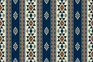 Aztec Navajo vintage pattern. Aztec Navajo geometric stripes seamless pattern. Geometric southwest vintage pattern use for fabric, textile, home decoration elements, upholstery, wrapping, etc. vector