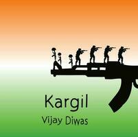 Kargil Vijay Diwas vector
