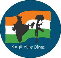 Kargil Vijay Diwas vector