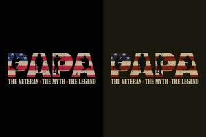 Dad The Veteran The Myth The Legend Vintage Usa Flag T Shirt Dad The Veteran The Myth The Legend Vintage Usa Flag T Shirt