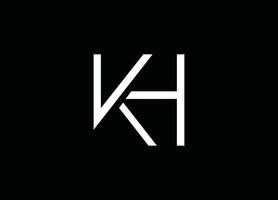 kh, hk ,hk letra logo diseño compañía, hk estudio ,hk logo, hk creativo, hkiniciales vector