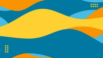 abstract background at blue and yellow color vector