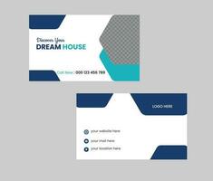 Creative and modern business card template vector