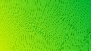Halftone gradient background with dots. Abstract green dotted pop art pattern in comic style. Vector illustration