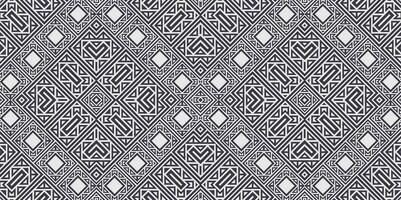 flat ornament line pattern design vector