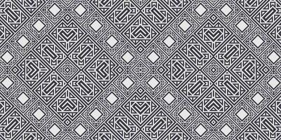 flat ornament line pattern design vector