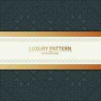 Elegant pattern style dark background vector