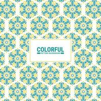 Colorful abstract geometric pattern design vector