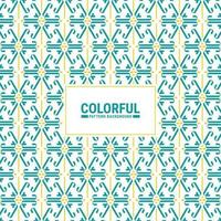 Colorful abstract geometric pattern design vector