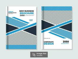 New And Modern City Background Business Book Cover Design Template vector