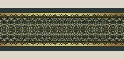 Elegant golden ornamental border template vector