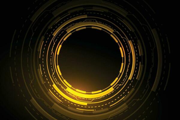Big Data Visualization. Futuristic Infographic. Information Abstract Design