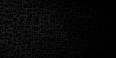 Dark Gray vector pattern in square style.