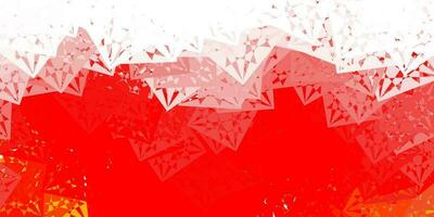 Light Red vector texture with random triangles.