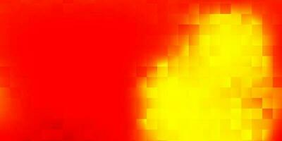 Light red, yellow vector backdrop with chaotic shapes.