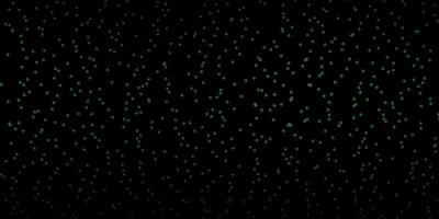 textura de vector verde oscuro con hermosas estrellas.