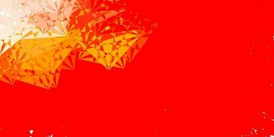 Light Red, Yellow vector template with triangle shapes.