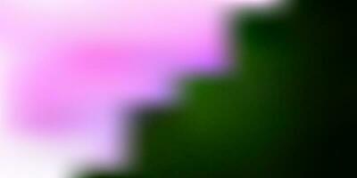 Dark green vector gradient blur pattern.