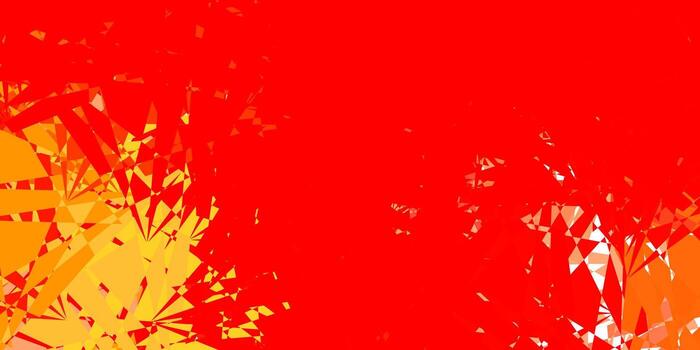 Light Red, Yellow vector template with triangle shapes.