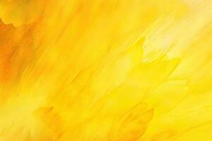 yellow abstract watercolor background. ai generated photo